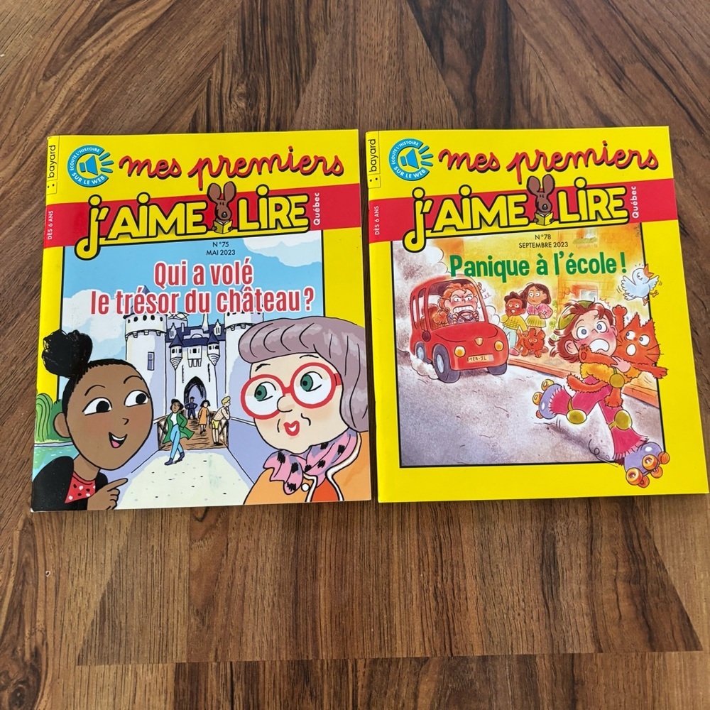 Mes premiere j'aime lire Kid's French magazine
